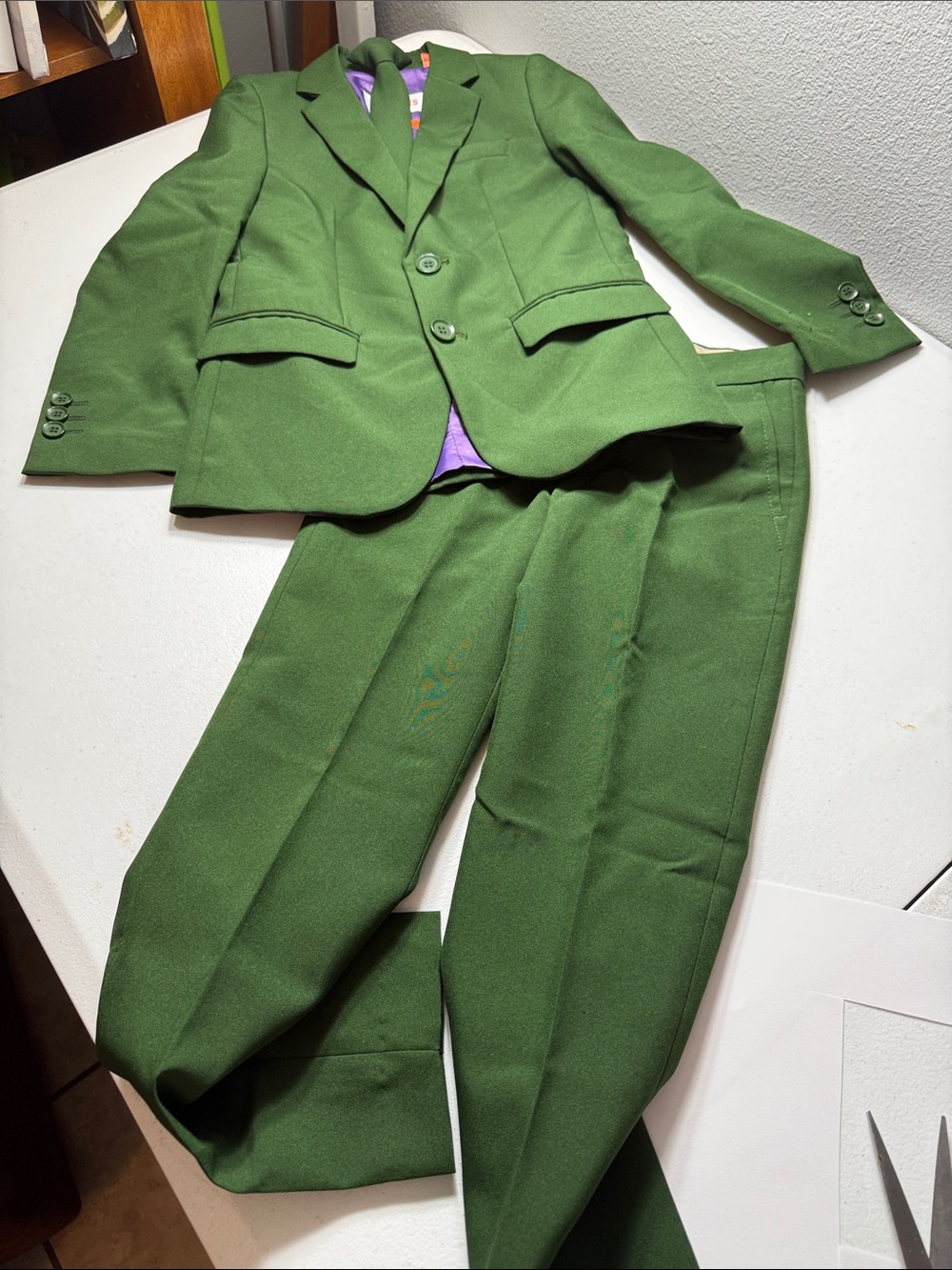 OppoSuits Green Kids Blazer and Pants Set
